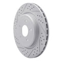 DFC 06-13 Chevrolet Corvette Rear Left Drilled & Slotted Geoperformance Rotor