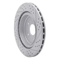 DFC 06-13 Chevrolet Corvette Rear Left Drilled & Slotted Geoperformance Rotor