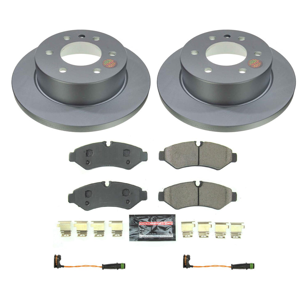 Power Stop 19-21 Mercedes-Benz Sprinter 2500 Rear Z23 Coated Brake Kit