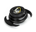 NRG Quick Release Kit Gen 3.0 - Black Body / Black Ring w/ Carbon Fiber Handles