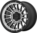 KM542 17X9 5X5.0 S-BLK MACH -12MM