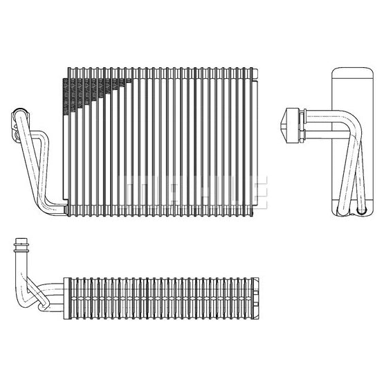 A/C Evaporator Core