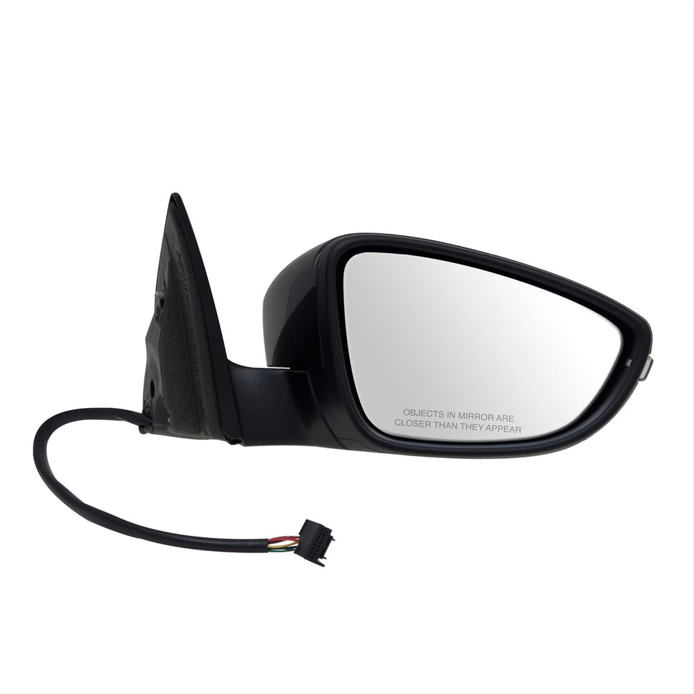 0912 PASSAT CC/TXT BLK W/PTM COVER/W/TURN SIG/PUDDLE LAMP/MEM/PWR FOLDING/W/O A