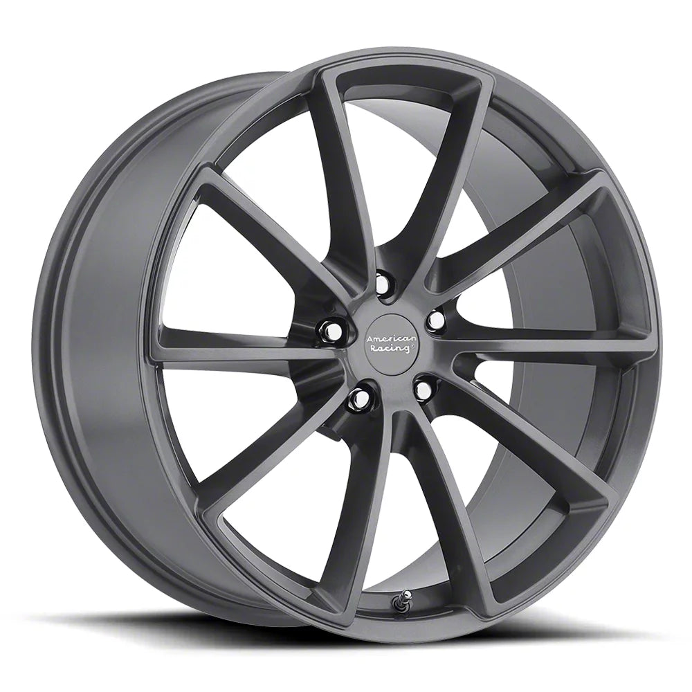 AMERICAN RACING VINTAGE VN806 18X9 5X4.5 ANTHR MACH 38MM - VN80689012438