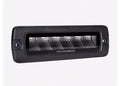 Go Rhino Blackout Series Lights Pair of Sixline LED Flood Light Kit Flush Mount Black Go Rhino