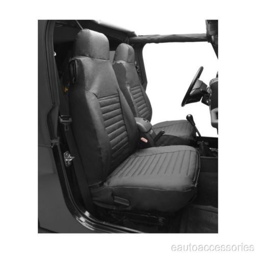 ~(8 lbs. 46X9X2)~ Duster Deck Cover Black Denim Jeep 97-02 Wrangler; With factory hardtop removed