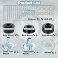 Daystar 1999-2016 Ford F-250 2WD/4WD (All cabs) - Polyurethane w/kevlar Body Mounts (Bushings Only)
