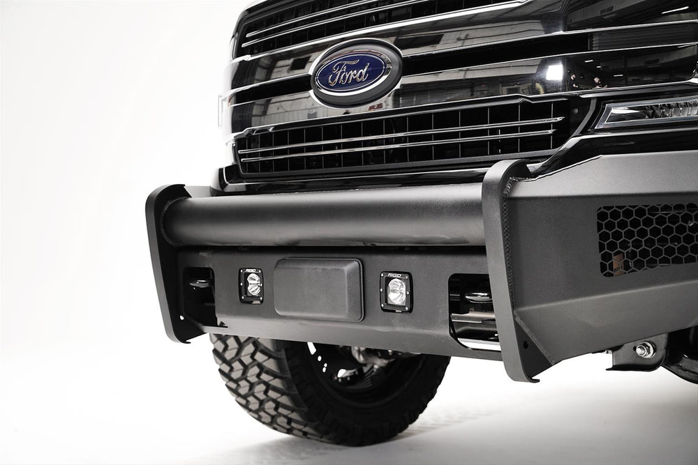 18C F150 ADAPTIVE CRUISE CONTROL RELOCATION BRCKT BLCK STEEL ELITE BUMPER