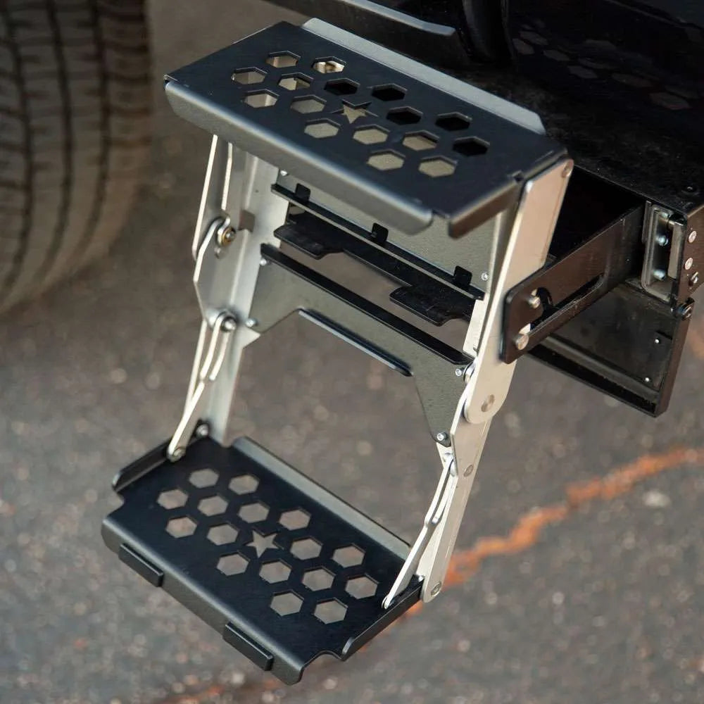 2017-2022 Ford Super Duty Bed Step Attachment Brackets Passenger Side Front Of Rear Tire Rock Slide Engineering
