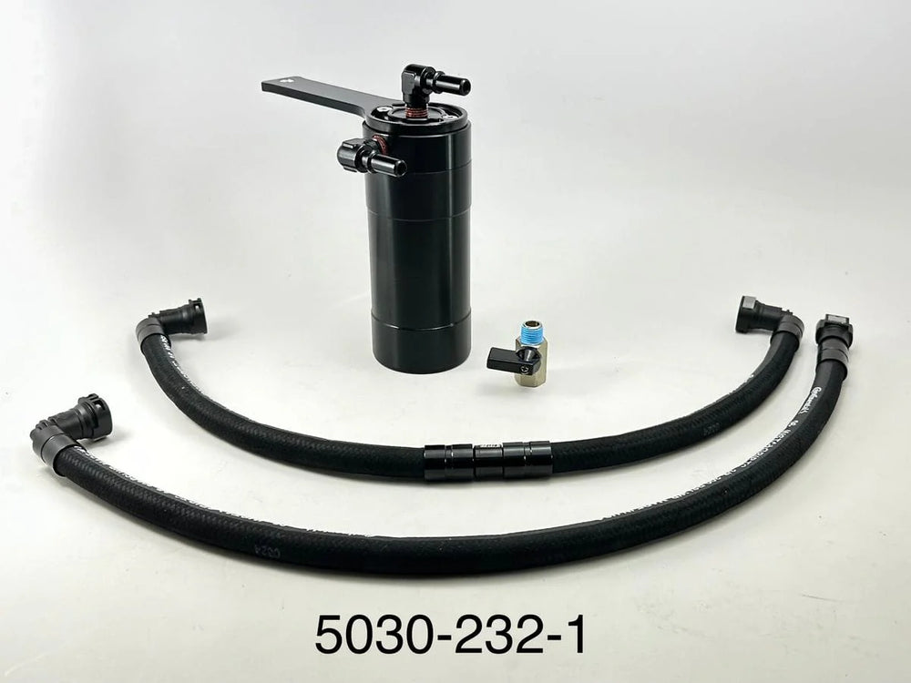 ~(5 lbs. 8X8X8)~ 14-17 Chevy 6.2 Truck SV Catch Can-Black