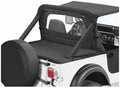 ~(5 lbs. 20X10X10)~ Sport Bar Covers Black Denim Jeep 87-90 Wrangler; No 1991 kit available