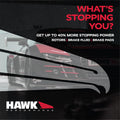 Hawk 11-12 Dodge Durango / 11-12 Jeep Grand Cherokee Perf Ceramic Front Street Brake Pads