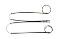 5557 GM FULL SIZE PARK BRAKE CABLES DRUM IN HAT ASSEMBL