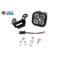 SS3 PRO ABL WHITE SAE FOG STANDARD NO BRACKETS (SINGLE)
