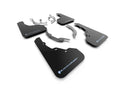 Rally Armor 22-25 Hyundai Santa Cruz Black Mud Flap w/Light Blue Logo