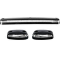 Light Kit: Clear Cab Roof Lens Only; With Amber Xenon Bulbs; 5 Piece; Replaces Existing Factory Installed Cab Lights Only; Requires Wiring & Hardware Kit #264156Y