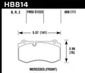 ~(5 lbs. 8X4X3)~ Hawk Performance Brake Pads Street Race