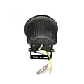 ~(2 lbs. 11X9X4)~ LED Daytime Running Lights w White LED DRLs and Round Shaped Housing - SMOKED LENS