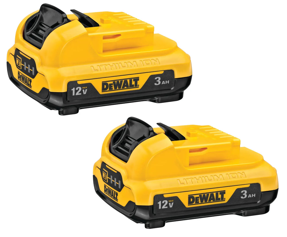 12V MAX 3AH LITHIUM ION BATTERY W/LED CHARGE INDICATOR2 PACK