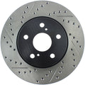 StopTech 02 Lexus ES 250/300/330/350 / 05-07 Toyota Avalon Slotted & Drilled Right Front Rotor