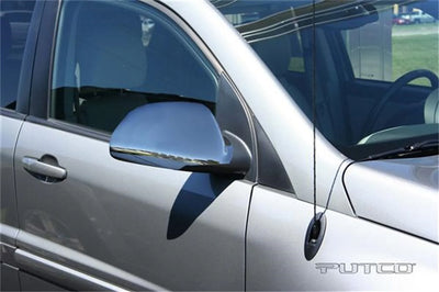 Mirror Covers: 2002-2007 Saturn Vue 2004-2007 Chevrolet Equinox 2006-2007 Pontiac Torrent; Mirror Covers; chrome