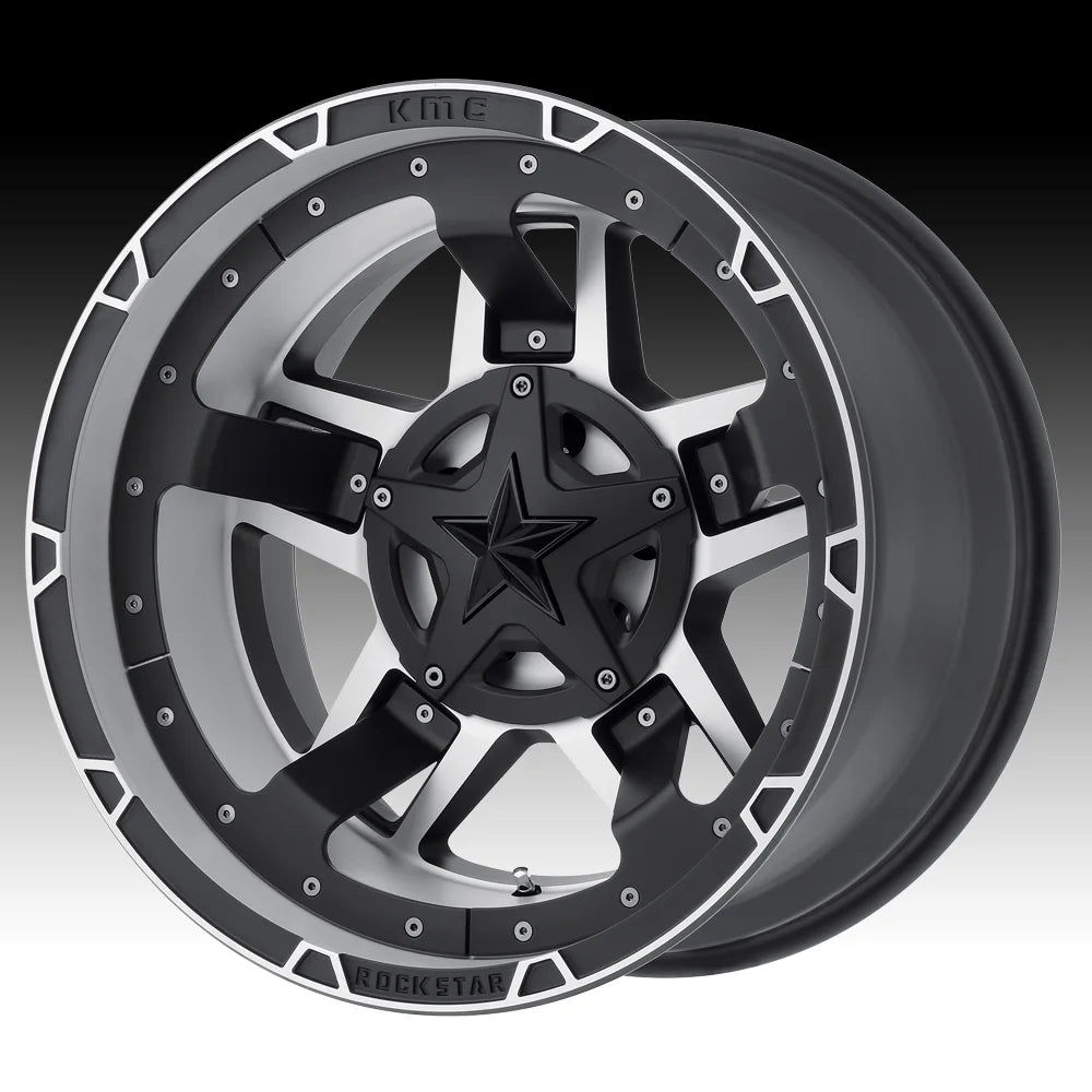 XD827 22X10 8X6.5 M-BLK MACH -18MM