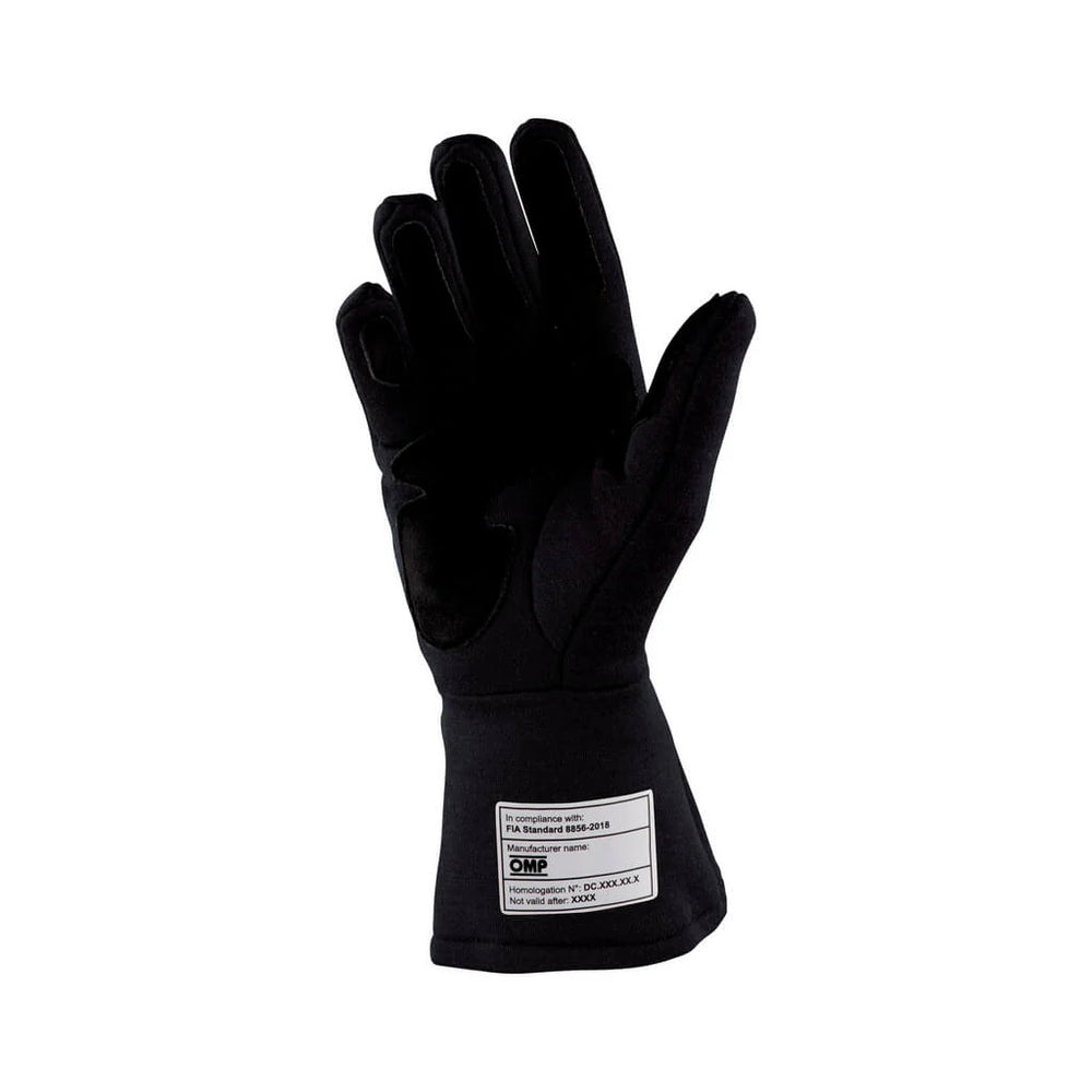 OMP DIJON GLOVES FIA 8856-2018 my2025 BLACK SZ M