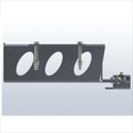 ~(6.3 lbs. 16X14X5)~ 07-14 - JK 2/4 Door Evap Canister Relocation Kit - Unfinished Alum