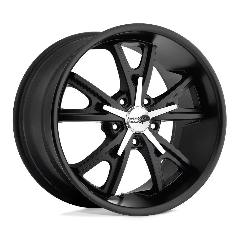 AMERICAN RACING VINTAGE VN801 22X11 5X4.5 S-BLK MACH 38MM - VN80122112738