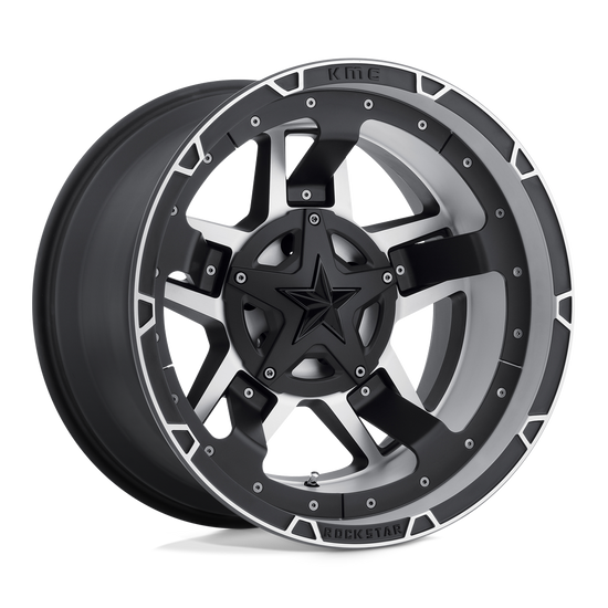XD827 22X10 6X135/5.5 M-BLK MACH -18MM