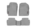 WeatherTech Grey Front and Rear Floorliners Fits -20-23 Kona 461413-1-2