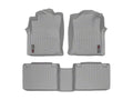 WeatherTech 05-11 Toyota Tacoma Front and Rear Floorliners - Grey