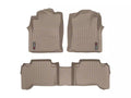 WeatherTech 05-11 Toyota Tacoma Front and Rear Floorliners - Tan