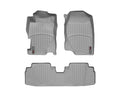 WeatherTech 01-05 Honda Civic Front and Rear Floorliners - Grey