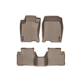 WeatherTech 10-11 Honda Crosstour Front and Rear Floorliners - Tan