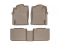 WeatherTech 05-11 Toyota Tacoma Front and Rear Floorliners - Tan