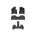 WeatherTech Black Front and Rear Floorliners Fits -24-25 Santa Fe 441865-1-2-4