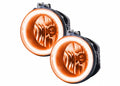 Oracle 05-14 Dodge Charger LED Waterproof Fog Halo Kit - Amber