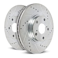 Power Stop 20-24 Ford Transit-350 HD Rear Drilled & Slotted Rotor (Pair)