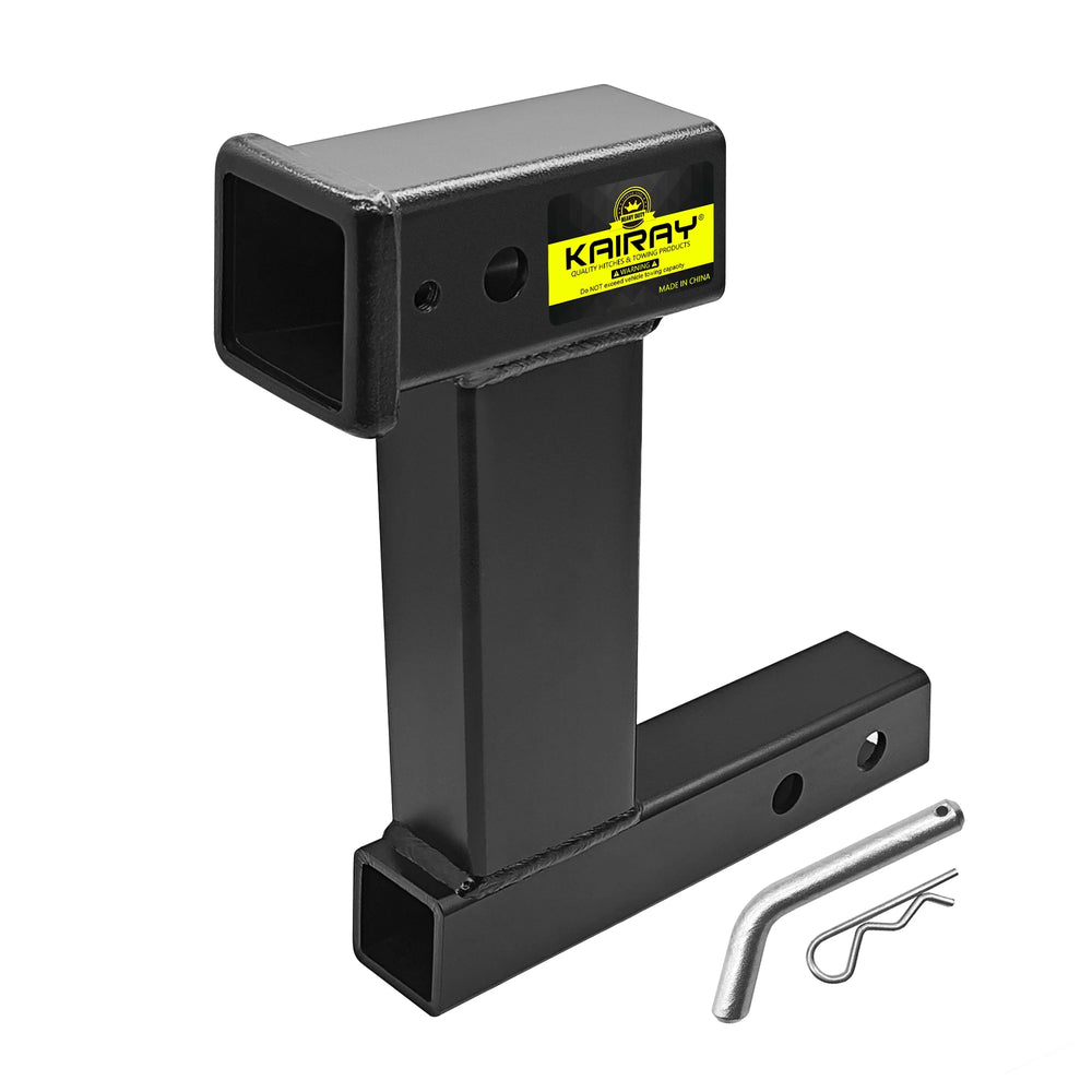 RECR HITCH MALE 6IN DROP/LIFTW/RECEIVER TUBE STYLE