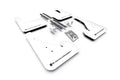 Rally Armor 18-25 Toyota Corolla Hatchback White UR Mud Flap Black Logo