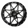 ITP Tornado 14X7 / 4x110 BP / 2+5 Offset Matte Black w/ Milled Accents Wheel