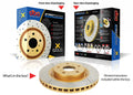 DBA 93-99 Land Rover Defender 110 Front Street Series Drilled & Slotted Rotor w/Gold Hat