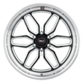 Weld Laguna 6 22x9.5 6x139.7 ET25 6.23 BS - Gloss Black Milled - Non-Beadlock