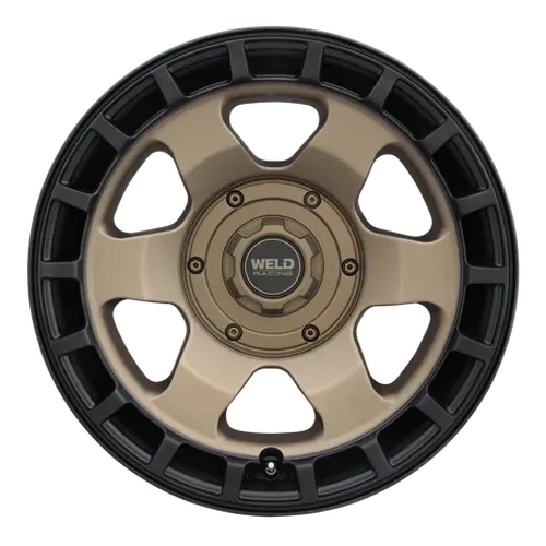 Weld Off-Road Ridge 20x9 - 6x135 / 6x139.7 BP - ET0 - 106.1mm CB - Satin Bronze Wheel (Black Ring)