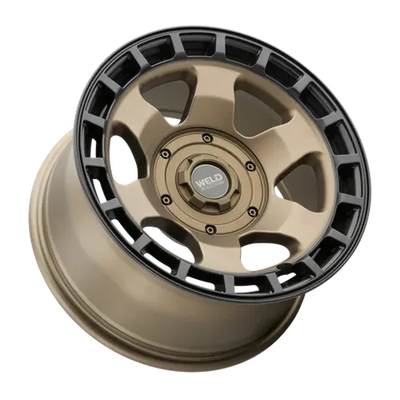 Weld Off-Road Ridge 17x9 - 6x135 / 6x139.7 BP - ET-12 - 106.1mm CB Satin Gunmetal Wheel (Black Ring)