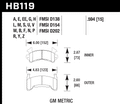 Brembo Street Compound Brake Pad Axel Set w/ Pad Sensor Cutout (A/C/F/1 Caliper)