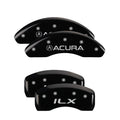 Set Of 4 Caliper Covers Engraved Front And Rear MGP Yellow Finish Black Characters 2016-2020 Acura ILX MGP Caliper Covers