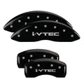 Set Of 4 Caliper Covers Engraved Front And Rear MGP Yellow Finish Black Characters 2016-2020 Acura ILX MGP Caliper Covers