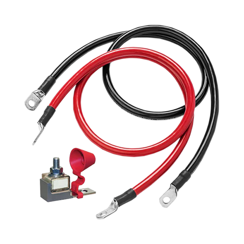 DC BATTERY CABLES + FUSE MKIT 8FT 2AWG